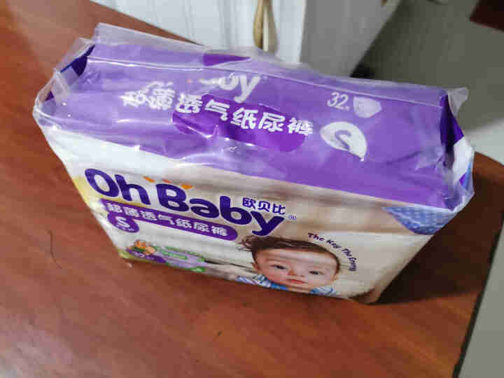 欧贝比（OHBABY）婴儿纸尿裤 新生儿超薄透气尿不湿 男女宝宝通用   S码32片怎么样，好用吗，口碑，心得，评价，试用报告,第4张