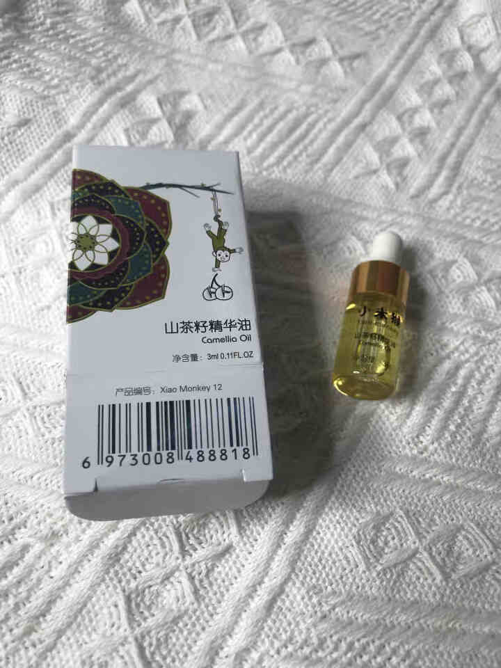 小米猴山茶花润肤油修复精华油30ml 山茶花油修护保湿补水促吸收套装 3ml怎么样，好用吗，口碑，心得，评价，试用报告,第4张