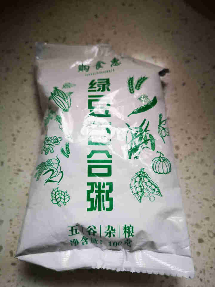 购食惠 绿豆百合粥100g（大米、绿豆、百合）混合粥米粥料五谷杂粮粗粮熬粥怎么样，好用吗，口碑，心得，评价，试用报告,第4张