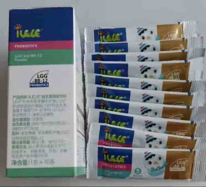 iLELE爱乐乐 婴幼儿童活性益生菌粉 妈咪爱家族产品 丹麦原装进口 LGG+BB,第4张