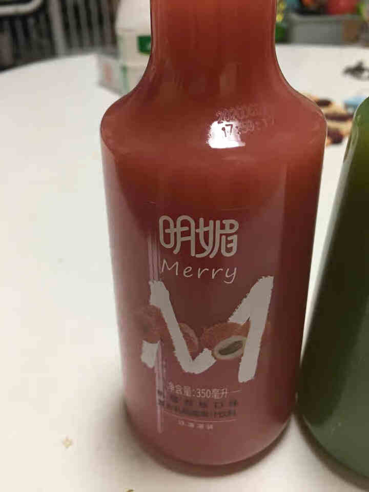 明媚merry  乳酸菌果汁饮料 350ml/瓶 芒果椰子/树莓荔枝/橙/猕猴桃牛油果/西柚 芒果2、橙1、树莓1、猕猴桃1、西柚1怎么样，好用吗，口碑，心得，,第3张