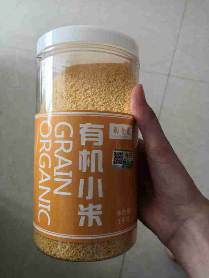 购食惠 有机 黄小米 2斤装1000g（五谷 杂粮 小黄米 无添加 月子粥 粗粮 小米粥）怎么样，好用吗，口碑，心得，评价，试用报告,第2张