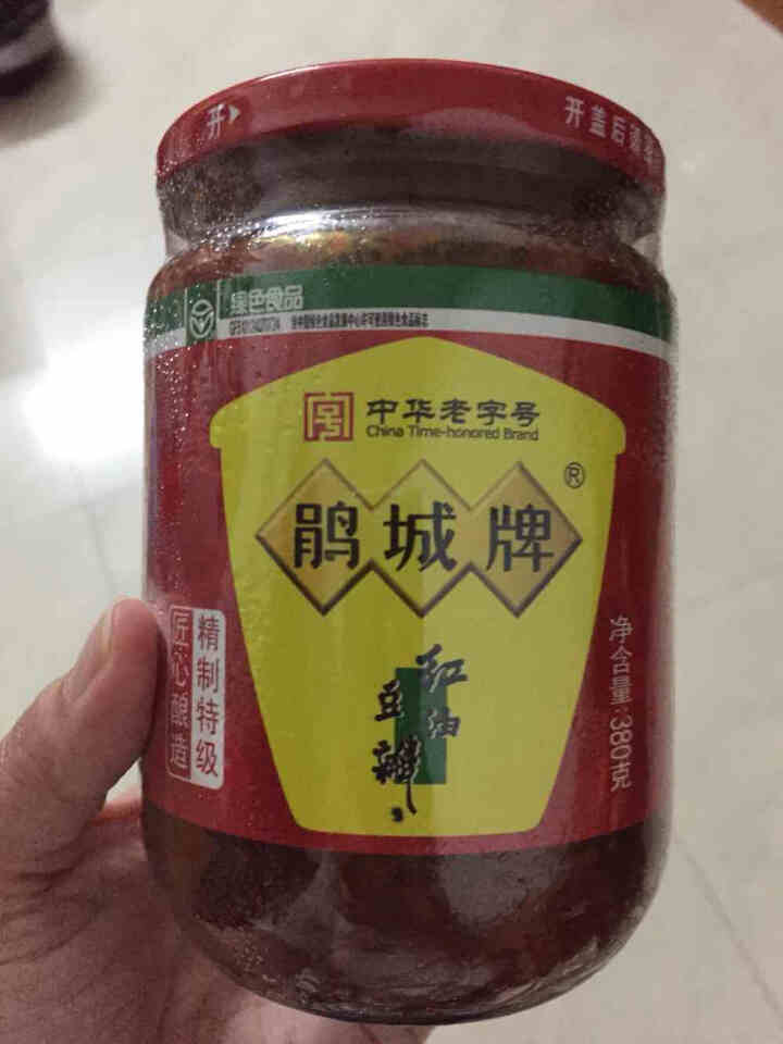 鹃城牌精制特级红油郫县豆瓣酱380g玻璃瓶装四川特产菜炒菜调味品怎么样，好用吗，口碑，心得，评价，试用报告,第3张