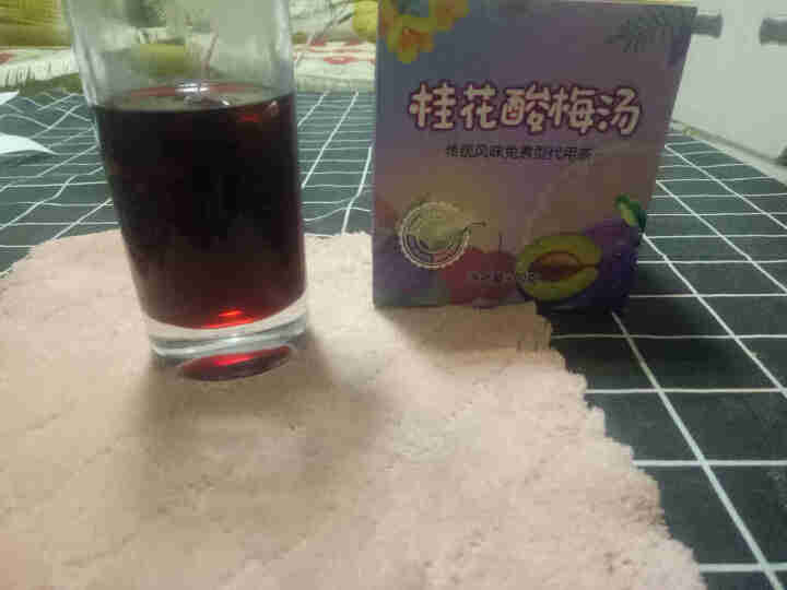 桂花酸梅汤 原料包自制老北京味道酸梅茶桂花乌梅甘草玫瑰茄组合三角袋泡茶凉茶解渴 酸梅汤160g/1盒怎么样，好用吗，口碑，心得，评价，试用报告,第4张