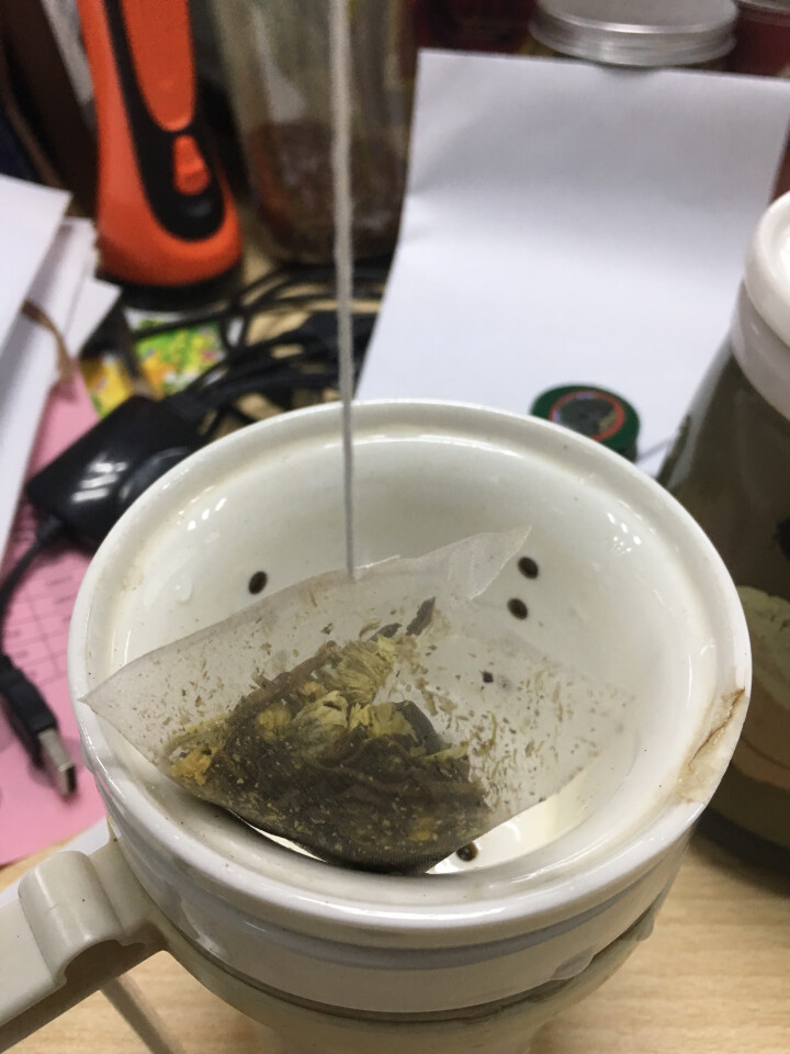 中茶清茶菊花普洱茶 茶叶袋泡花草茶10包一盒25g 菊花普洱试用装(1袋)怎么样，好用吗，口碑，心得，评价，试用报告,第3张