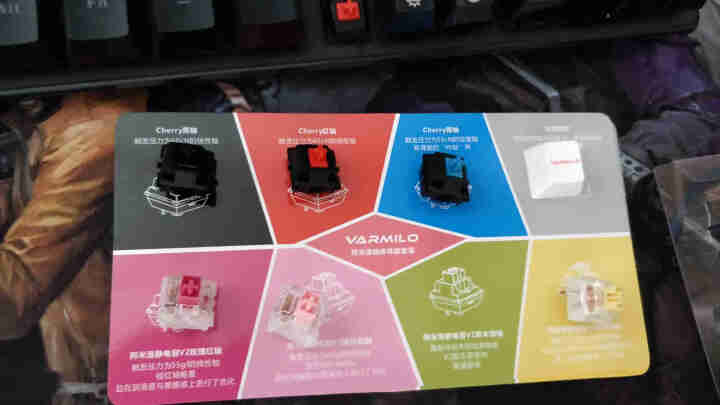 阿米洛（Varmilo）试轴器 个性键帽 小挂饰 阿米洛轴体体验套装6颗装怎么样，好用吗，口碑，心得，评价，试用报告,第3张