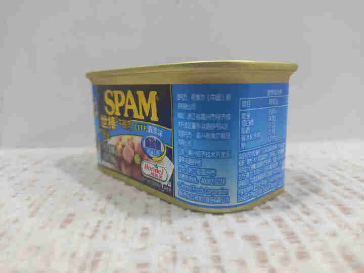 世棒（SPAM）午餐肉罐头清淡口味198g 开罐即食早餐三明治火锅烧烤麻辣香锅泡面搭档怎么样，好用吗，口碑，心得，评价，试用报告,第3张