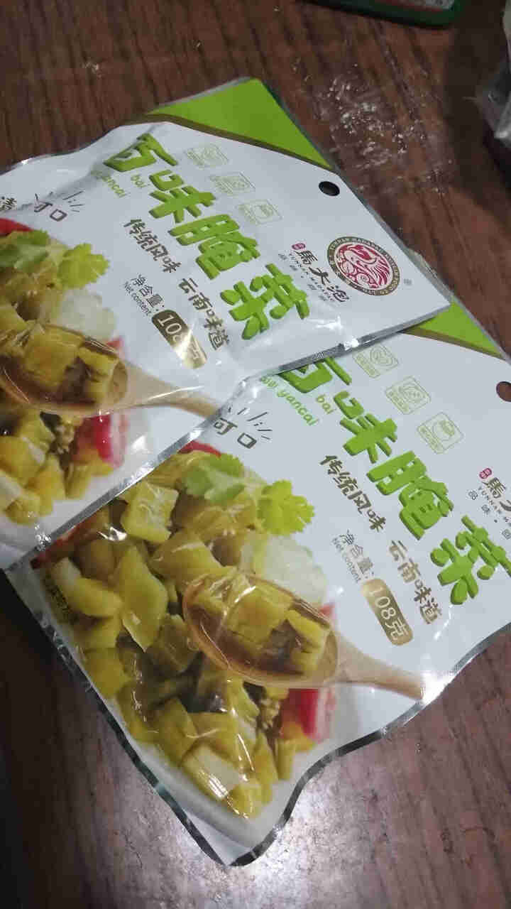 马大泡 百味酸菜正宗云南酸腌菜开胃下饭菜 老坛酸菜 酸菜鱼酸菜 百味 108g 2袋怎么样，好用吗，口碑，心得，评价，试用报告,第2张