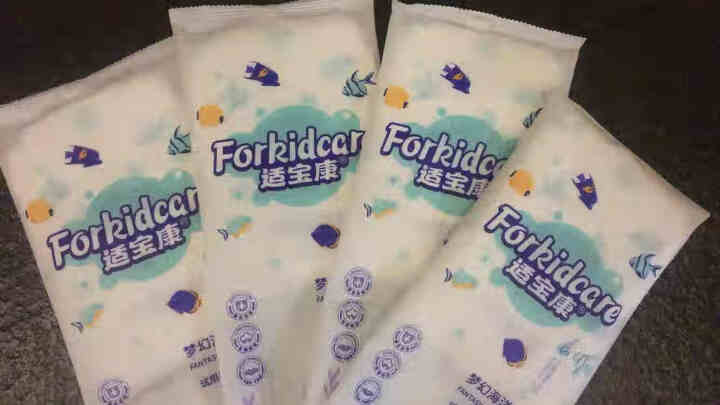 适宝康·Forkidcare 梦幻海洋纸尿裤试用装S码*4片 适合4,第2张