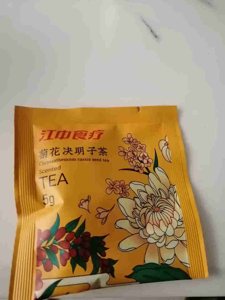 江中食疗 茶叶菊花茶 贡菊决明子金银花桂花枸杞组合独立小包健康养生花草茶35g 菊花决明子茶怎么样，好用吗，口碑，心得，评价，试用报告,第2张