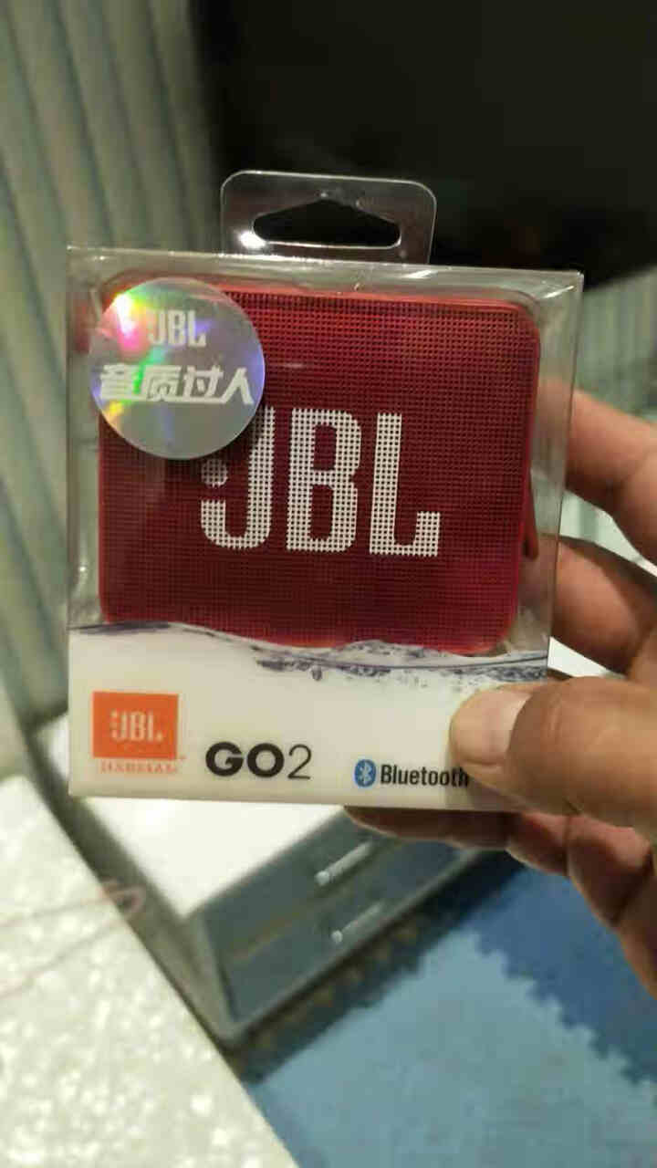 JBL GO2 音乐金砖二代 便携式蓝牙音箱 低音炮 户外音箱 迷你小音响 可免提通话 防水设计 宝石红怎么样，好用吗，口碑，心得，评价，试用报告,第2张