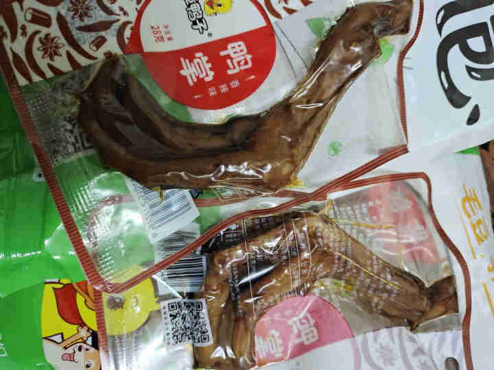 【第2件 5折】章鸭子香辣鸭爪子鸭脚掌560g 网红小零食小吃休闲卤味食品下酒菜 香辣味【28g*20个】怎么样，好用吗，口碑，心得，评价，试用报告,第4张