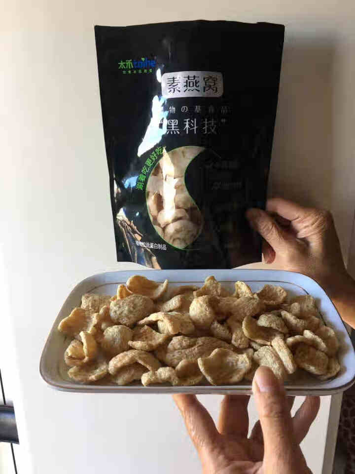 太禾素燕窝大豆拉丝蛋白制品人造肉火锅食材素食植物蛋白仿荤食品干货腐竹豆皮凉拌煎炸炒原味新食材 太禾素燕窝100g怎么样，好用吗，口碑，心得，评价，试用报告,第3张