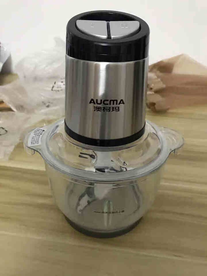 澳柯玛（AUCMA）绞肉机辅食机搅拌机家用电动不锈钢多功能料理机绞馅机碎肉打肉机切菜SL23J1 2L怎么样，好用吗，口碑，心得，评价，试用报告,第7张