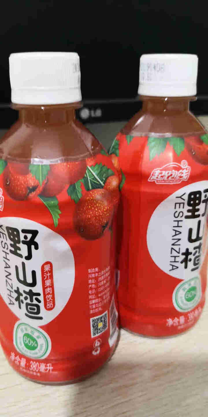 起跑线山楂汁果汁饮料小瓶装380ml*6瓶/箱新鲜日期整箱火锅饮品饮料 山楂汁 380ml*6瓶（便携装）怎么样，好用吗，口碑，心得，评价，试用报告,第2张