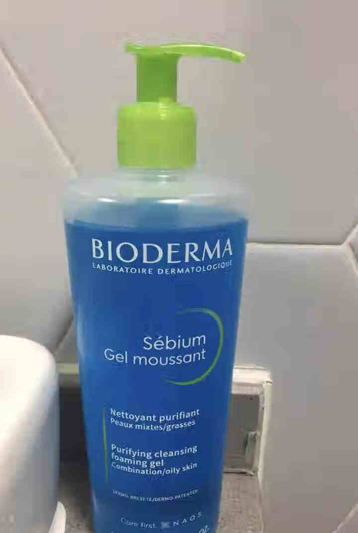 法国贝德玛（BIODERMA）净妍平衡洁肤凝胶洁面乳洗面奶200ml（温和清洁卸妆 控油收毛孔 油痘肌 低泡无皂基）怎么样，好用吗，口碑，心得，评价，试用报告,第4张