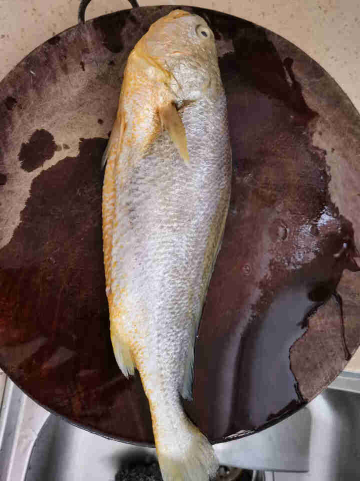 友鱼鲜生三去无公害大黄鱼酸菜黄花鱼去鳞去鳃去内脏 三去酸汤鱼净重共1kg左右*2条 黄花鱼400,第3张