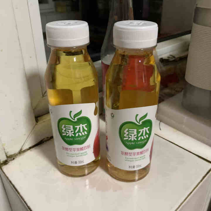 烟台绿杰苹果醋绿色食品不添加香精砂糖防腐剂300mlx6瓶 2瓶装怎么样，好用吗，口碑，心得，评价，试用报告,第2张