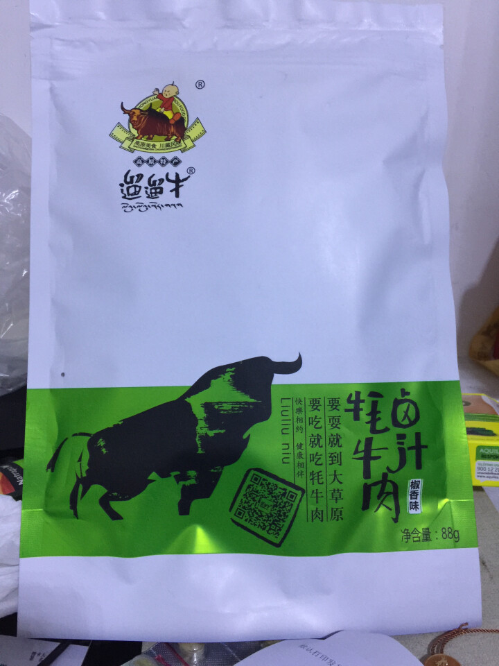 【泸州馆】遛遛牛 牦牛肉干 四川红原特产 卤汁 椒香味88g怎么样，好用吗，口碑，心得，评价，试用报告,第2张