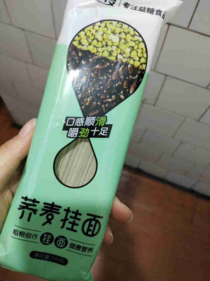 农夫慢 荞麦面 0脂肪挂面低脂荞麦面全麦速食杂粮面健身代餐低脂肪拌面粗粮主食 荞麦面200g*1袋【尝鲜装】怎么样，好用吗，口碑，心得，评价，试用报告,第2张