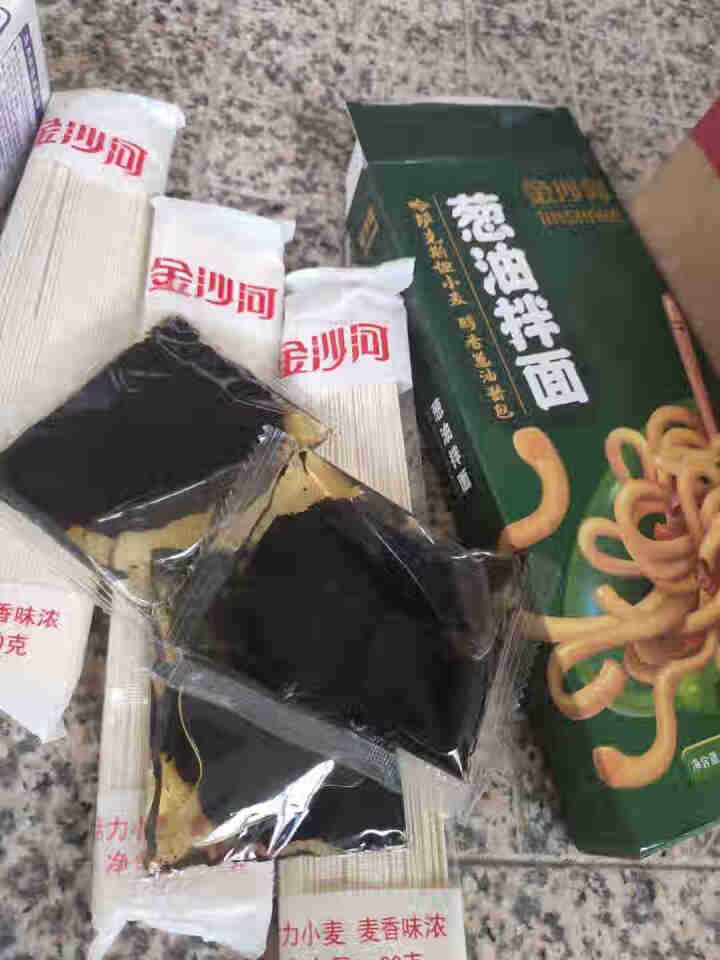 金沙河葱油拌面 非油炸 方便速食 3人份包含酱包怎么样，好用吗，口碑，心得，评价，试用报告,第4张