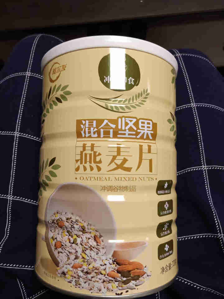 阿尔发 无糖坚果燕麦片无糖精食品糖尿病人主食送高血糖人中老年人孕妇早餐代餐即食免煮燕麦片阿尔法麦片怎么样，好用吗，口碑，心得，评价，试用报告,第2张