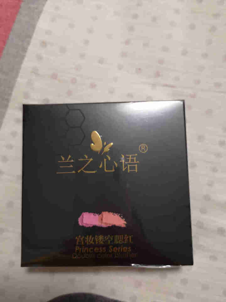 兰之心语腮红宫妆系列自然哑光双色怎么样，好用吗，口碑，心得，评价，试用报告,第2张