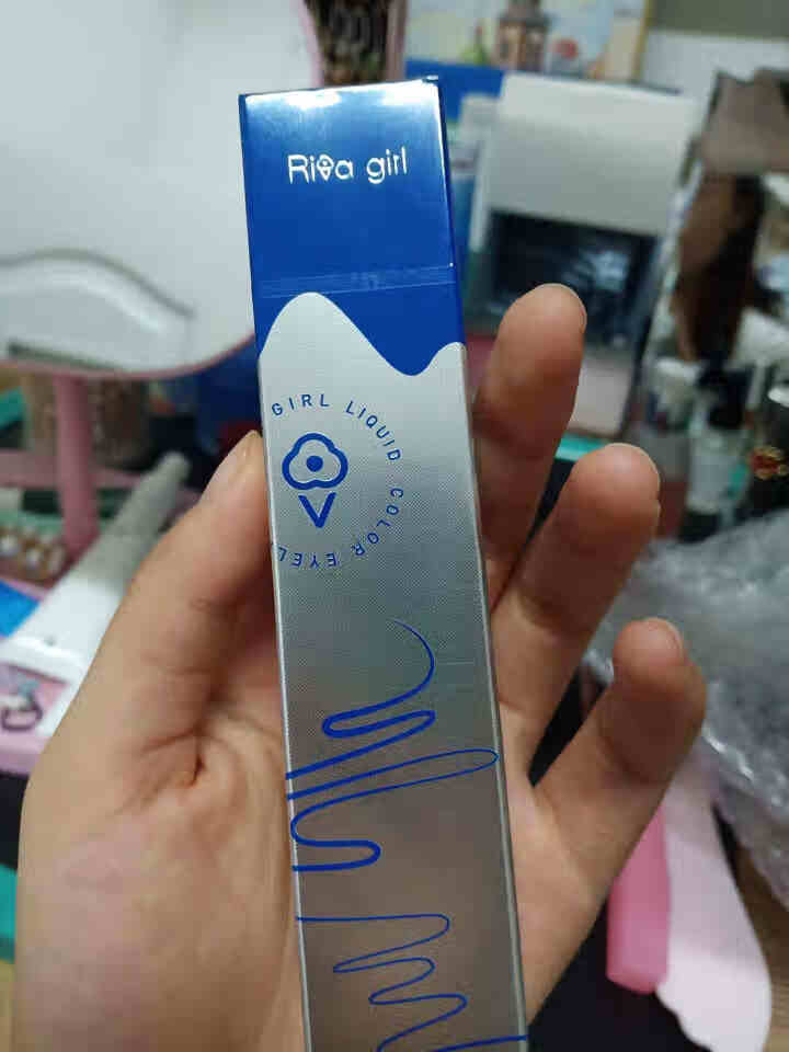 Riva girl 防水彩色眼线液笔七夕情人节礼物亲肤眼线液彩妆持久速干 13 宝石蓝怎么样，好用吗，口碑，心得，评价，试用报告,第2张