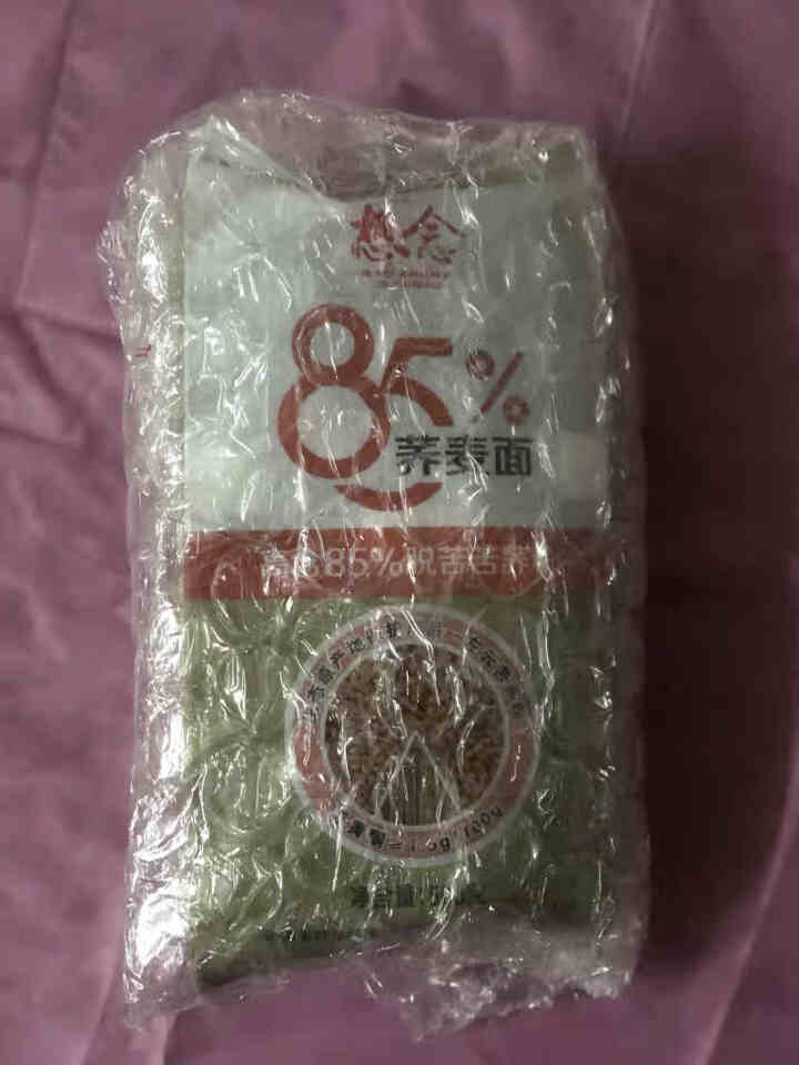 想念 85%荞麦面 500g 挂面 脱苦苦荞麦 杂粮粗粮面 低脂饱腹怎么样，好用吗，口碑，心得，评价，试用报告,第2张