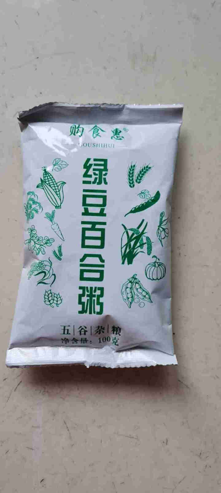 购食惠 绿豆百合粥100g（大米、绿豆、百合）混合粥米粥料五谷杂粮粗粮熬粥怎么样，好用吗，口碑，心得，评价，试用报告,第2张