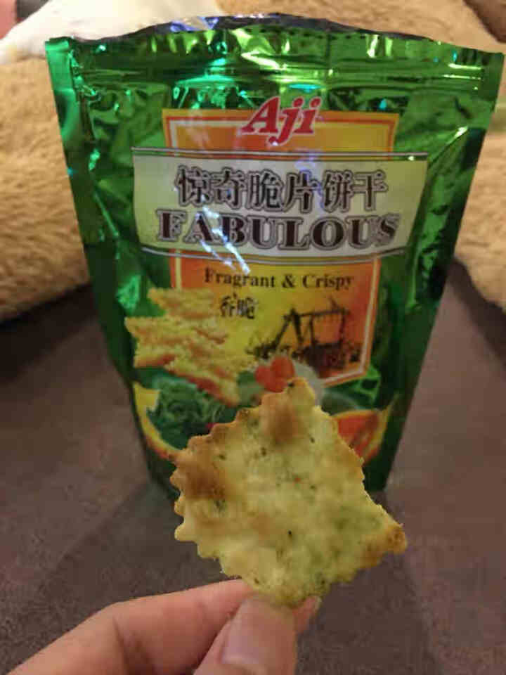 Aji惊奇脆片饼干蛋糕 小吃蔬菜饼干休闲零食 香脆蔬菜味 200g 蔬菜味*1袋怎么样，好用吗，口碑，心得，评价，试用报告,第4张