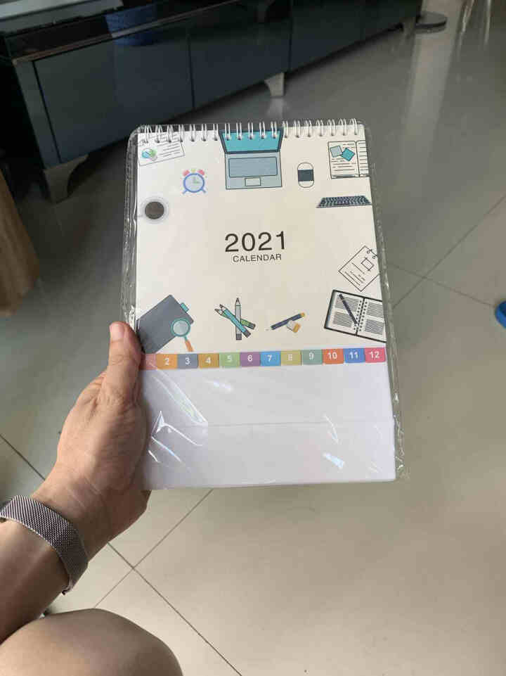 法拉蒙台历2020年日历创意简约月历2021学生时间计划本大格子记事本办公室桌面摆件定制logo 办公涂鸦 竖款怎么样，好用吗，口碑，心得，评价，试用报告,第2张