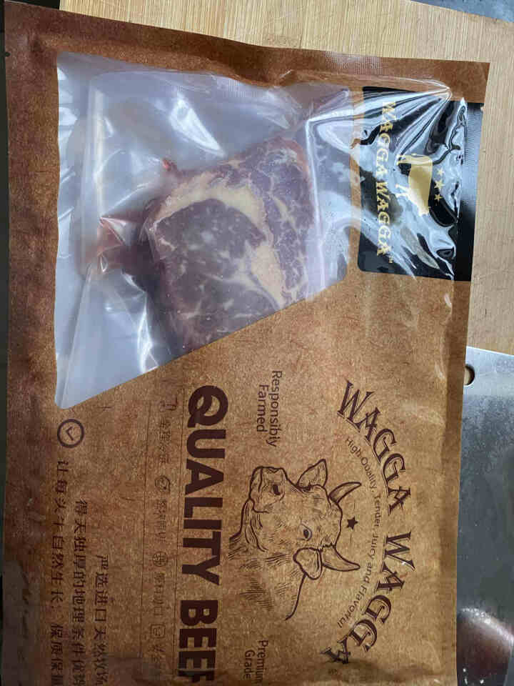 wagga wagga 澳洲眼肉牛排原切牛肉生鲜牛扒 厚切草饲眼肉牛排 250g怎么样，好用吗，口碑，心得，评价，试用报告,第2张