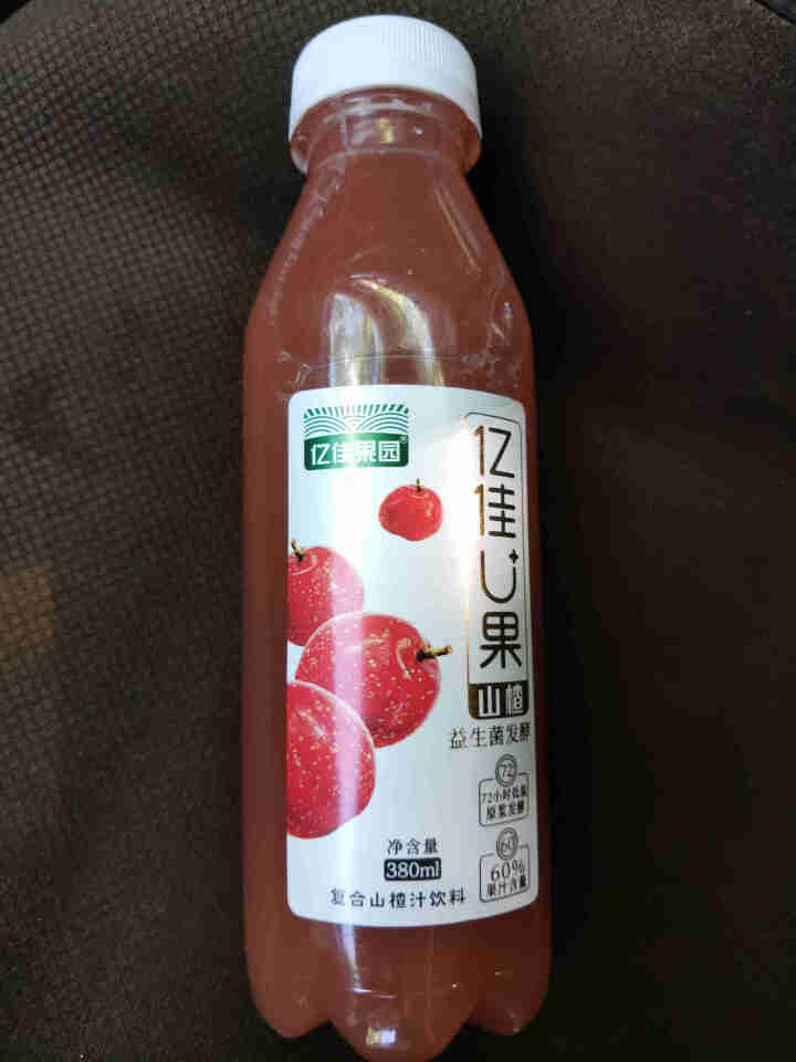 亿佳果园 亿佳U果复合山楂果汁饮料益生菌发酵整箱家庭装380ml*15塑料瓶 山楂汁 380mL×15瓶怎么样，好用吗，口碑，心得，评价，试用报告,第3张