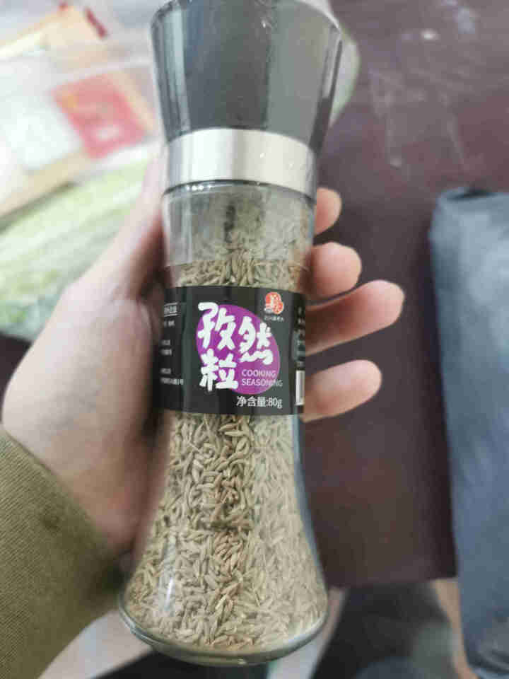 姜老大 孜然粒80g 研磨瓶孜然碎烧烤调味调料烤羊肉串撒料腌料孜然粉火锅配料香辛料烧烤料怎么样，好用吗，口碑，心得，评价，试用报告,第2张