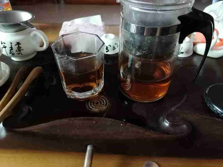 【买二赠一】云南普洱茶熟茶饼十年陈香老熟茶熟普洱茶百年古树七子饼茶叶 勐海印象1饼怎么样，好用吗，口碑，心得，评价，试用报告,第5张