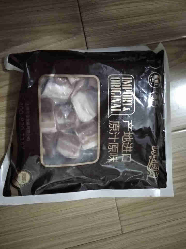 【亏钱冲量】城市厨房 荷兰进口精五花肉块450g 带皮免切猪肉块叉烧肉红烧肉梅菜扣肉食材猪肉生鲜怎么样，好用吗，口碑，心得，评价，试用报告,第3张