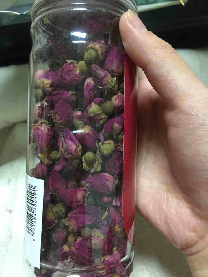 【买2件=发3罐】玫瑰花茶 平阴干玫瑰重瓣红玫瑰搭菊花茶金银花泡水喝的花草茶茶叶 50克/罐怎么样，好用吗，口碑，心得，评价，试用报告,第4张