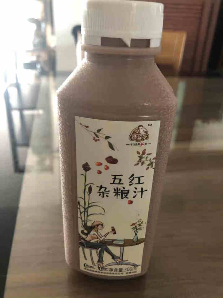 梁公子花生红枣红豆枸杞红高粱谷物代餐低脂杂粮汁 300ml*6瓶怎么样，好用吗，口碑，心得，评价，试用报告,第3张