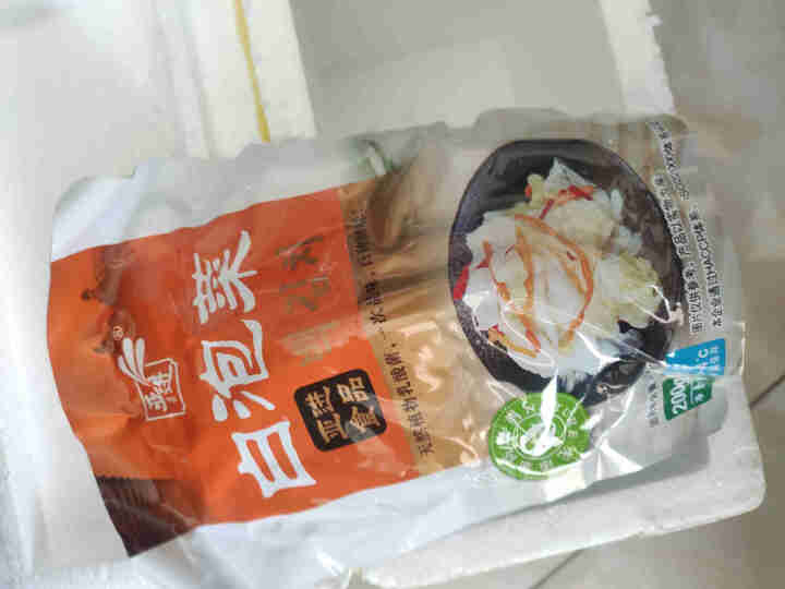 亚进白泡菜正宗韩国风味泡菜辣白菜白泡菜韩式小菜切件泡菜开胃下饭菜咸菜 白泡菜200g怎么样，好用吗，口碑，心得，评价，试用报告,第3张