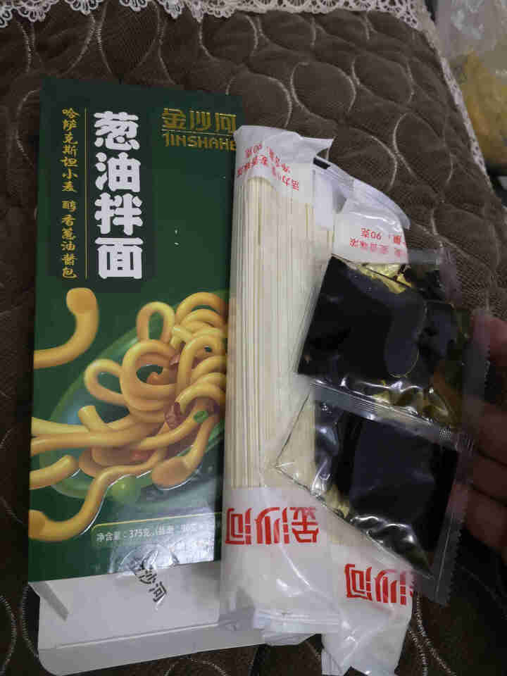 金沙河葱油拌面 非油炸 方便速食 3人份包含酱包怎么样，好用吗，口碑，心得，评价，试用报告,第3张