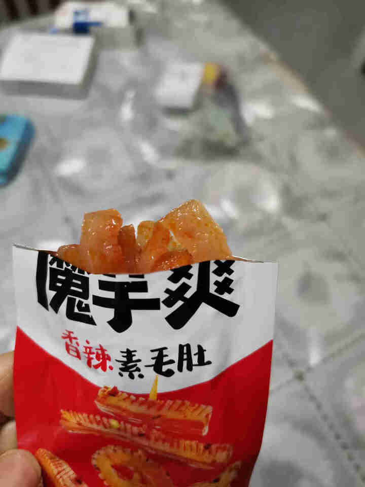 伟龙 魔芋爽素毛肚 休闲零食炝锅魔芋丝辣条素食 网红小吃 香辣味10袋怎么样，好用吗，口碑，心得，评价，试用报告,第3张