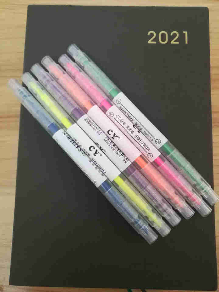 法拉蒙2021日程本每日计划本A5日历笔记本子简约文艺学生手账本时间管理学习自律打卡本可定制logo 粉色+6色荧光笔怎么样，好用吗，口碑，心得，评价，试用报告,第2张