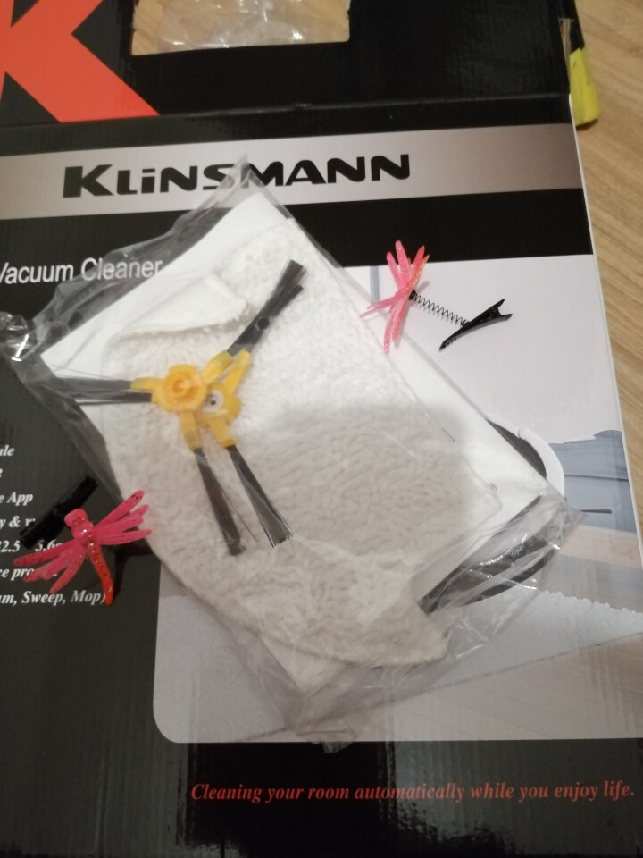 德国KLINSMANN扫地机器人超薄智能全自动家用吸尘器拖擦地一体机吸小米粒 白色怎么样，好用吗，口碑，心得，评价，试用报告,第3张