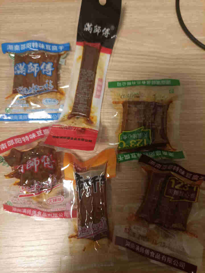 【满师傅豆腐干】湘品堂特味香辣鸡汁味豆干零食邵阳豆腐干小包装湖南特产麻辣干卤豆腐素食零食小吃500g 根状+碎丁豆干混合1斤（透明包装）怎么样，好用吗，口碑，心,第3张