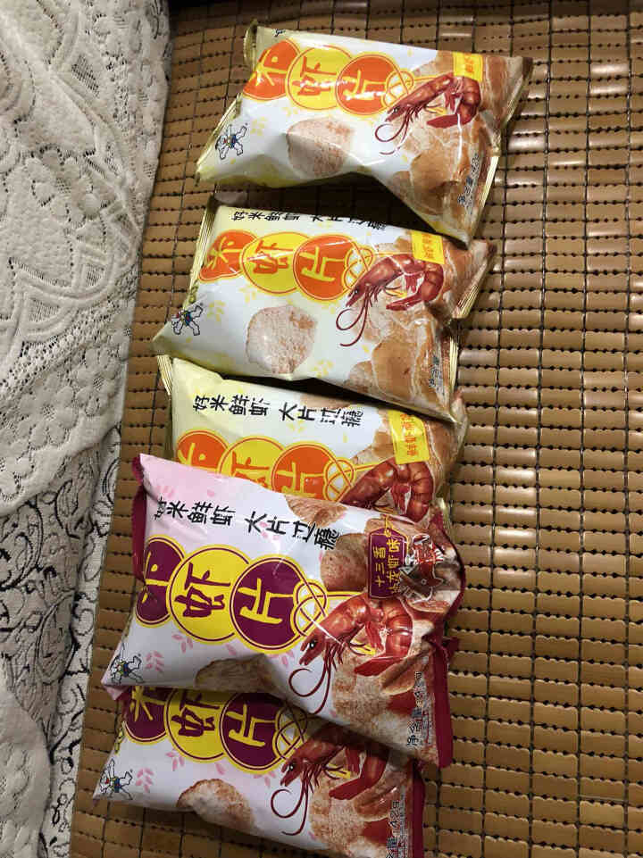 旺旺 米虾片42g*5 五组装 休闲零食膨化小吃多口味选择 鲜虾原味42g*3+十三香小龙虾味 42g*2怎么样，好用吗，口碑，心得，评价，试用报告,第2张