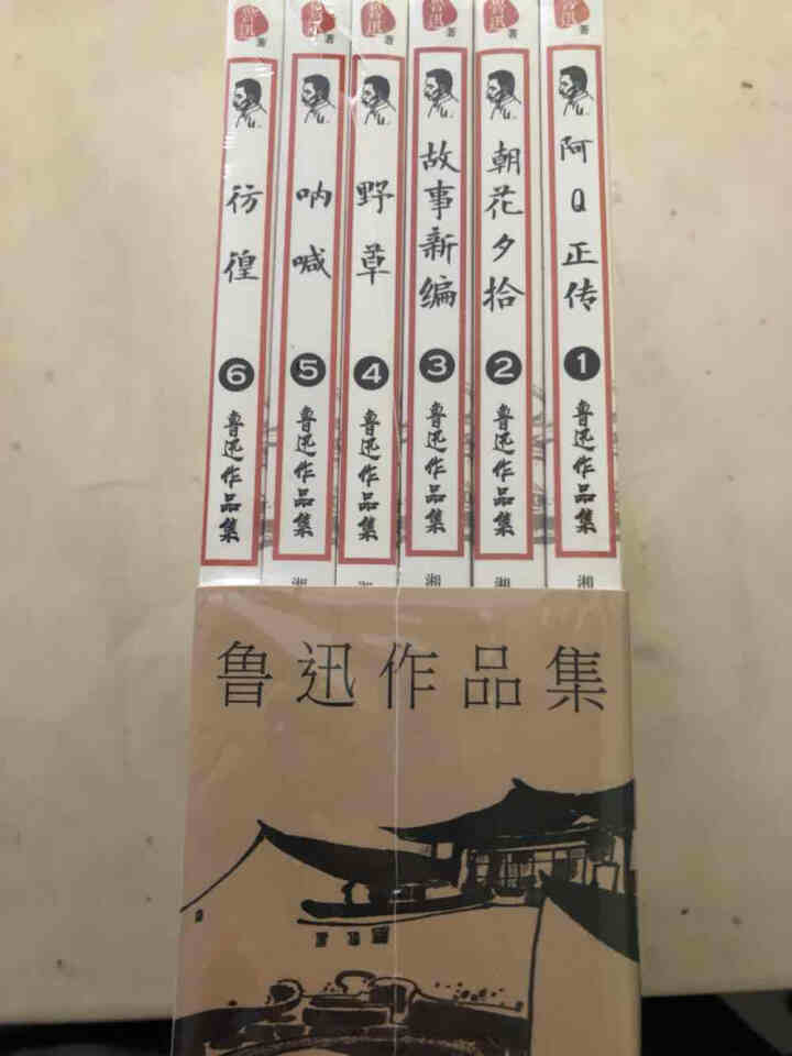 鲁讯作品集 全6册鲁迅杂文 阿q正传野草朝花夕拾呐喊彷徨散文诗歌大全青少年课外阅读书籍 鲁迅小说集怎么样，好用吗，口碑，心得，评价，试用报告,第2张