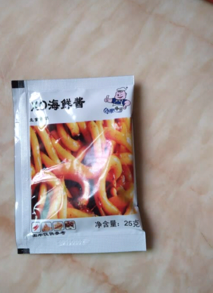 小肥拌饭25g*20袋XO海鲜酱重庆小面酱拌面酱料包小包装香辣麻辣味袋装 25g重庆小面+XO海鲜酱各一袋怎么样，好用吗，口碑，心得，评价，试用报告,第4张