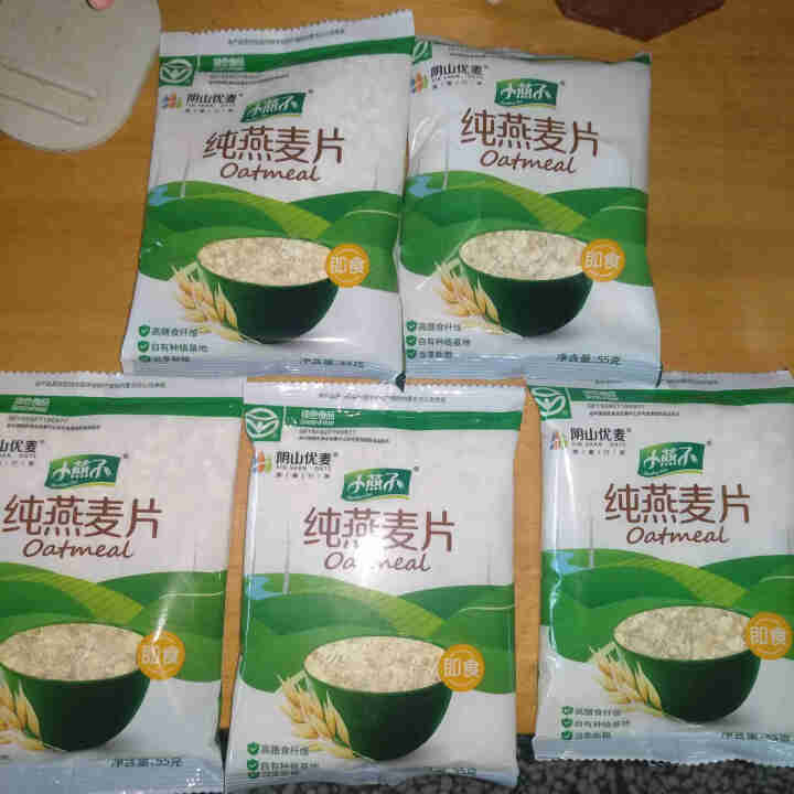 阴山优麦纯燕麦片原味即食冲饮冲调营养早餐食品代餐 55g*5袋装怎么样，好用吗，口碑，心得，评价，试用报告,第2张