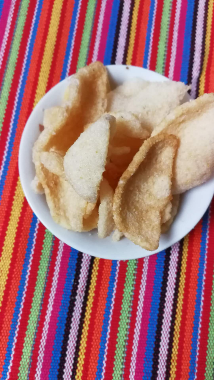 百草味 鲜虾片45g  童年辣味零食炸虾片怀旧零食办公室休闲小吃 虾片原味45g怎么样，好用吗，口碑，心得，评价，试用报告,第2张